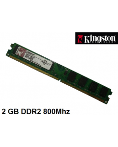 Memória Ram Valueram Color Verde 2gb 1x2gb Kingston Kvr800d2n6/2g